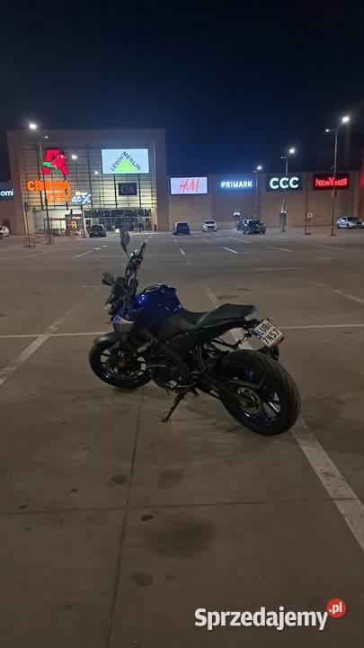 Yamaha MT125 ABS 2022 8200 kat A1 kat B Rok produkcji 2022 Lublin sprzedam