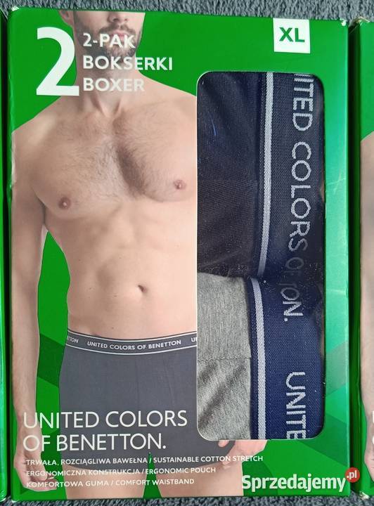 UNITED COLORS OF BENETTON bokserki męskie 2pak Ełk
