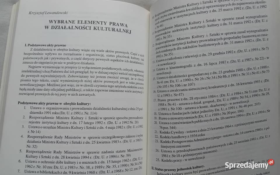 Menedżer kultury Podręcznik Wydz Kultury i Koźminek sprzedam