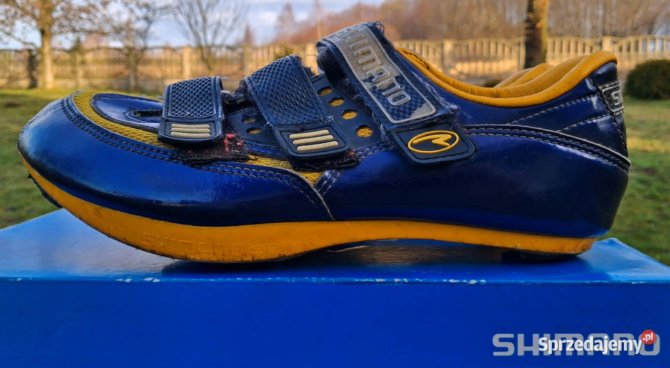 Buty rowerowe SPD szosowe Shimano 44 z blokami śląskie Zawiercie