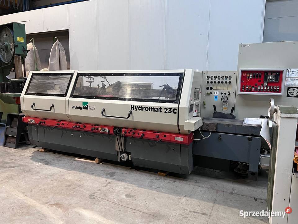Strugarka czterostronna Weinig Hydromat 23C Produkcja Juszczyn
