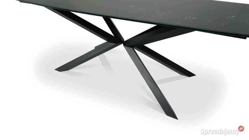 Stół ze spieku kwarcowego 220x100 Nero Greco mat Stoły, krzesła, biurka Ruda Śląska sprzedam