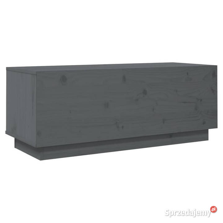 Szafka pod telewizor szara 90x35x35 lite drewno mazowieckie Warszawa