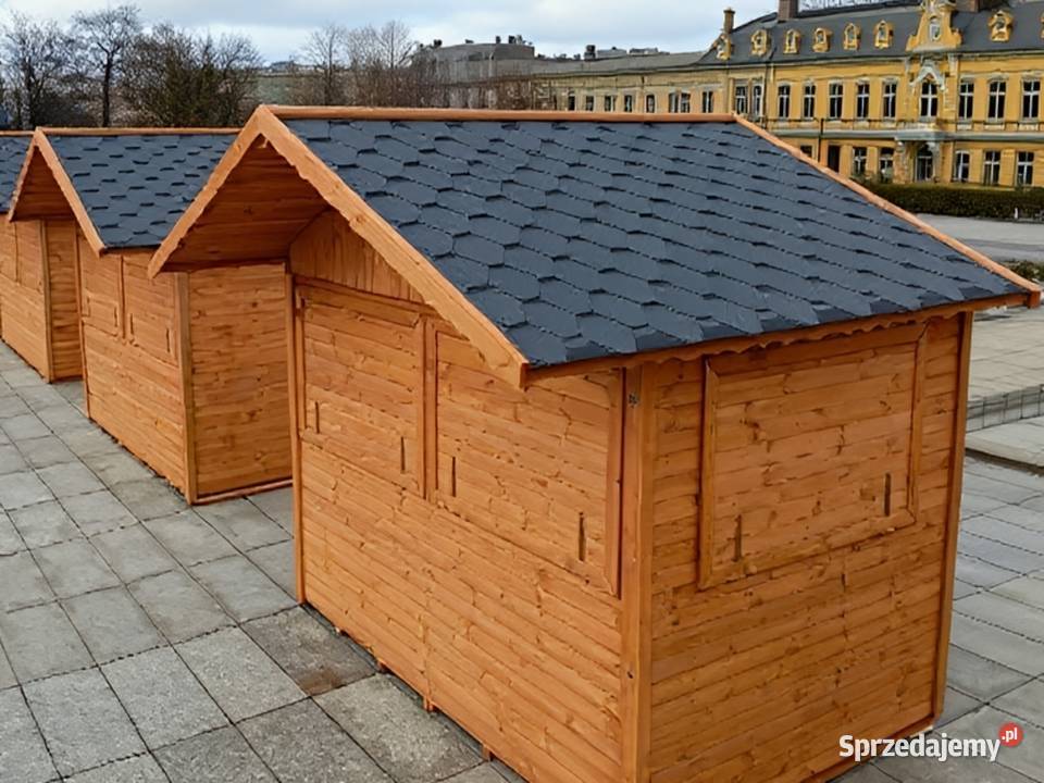 DOMEK HANDLOWY 3 DREWNIANY KIOSK SKLEPIK