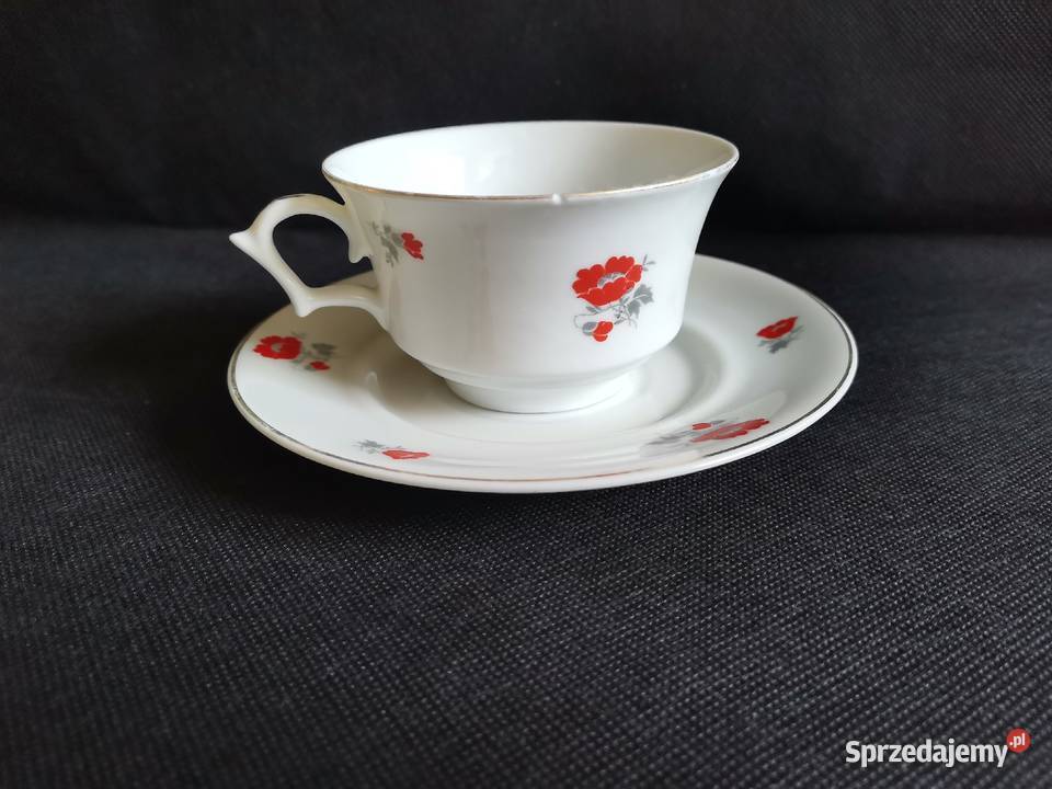 Stara filiżanka Łucja Maki porcelana Giesche Art