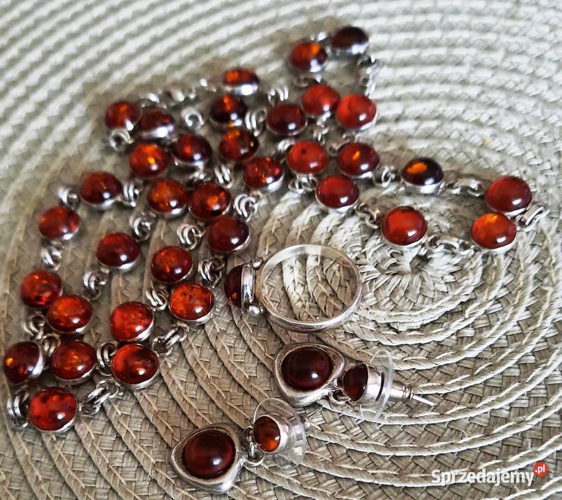 Naszyjnik Bransoletka Kolczyki Pierścionek mazowieckie Warszawa