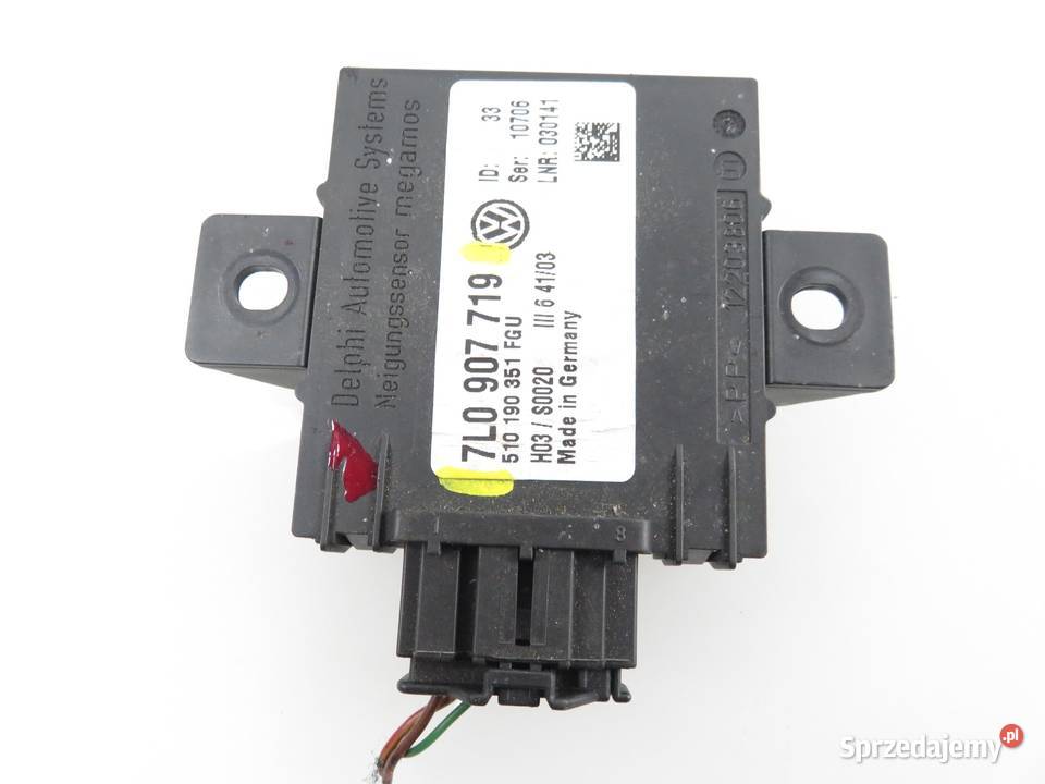 MODUŁ ALARMU PORSCHE CAYENNE I 7L0907719 osobowe Skrzynki bezpieczników