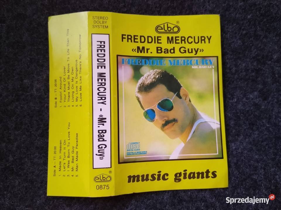 MC cassette cover FREDDIE MERCURY Mr Bad Guy sprzedam