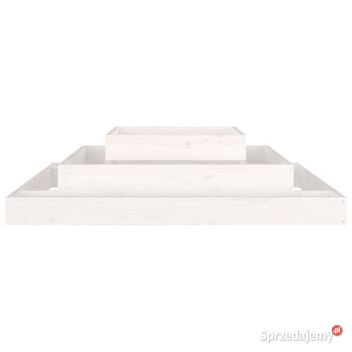 Donica biała 110x110x27 lite drewno sosnowe Warszawa sprzedam