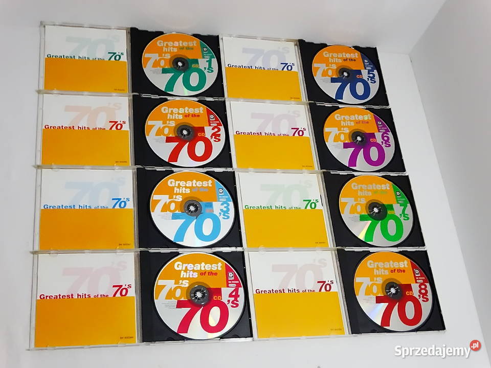 Zestaw muzyczny Greatest Hits of the 70s 8 płyt lubelskie