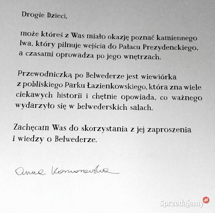 Belweder dzieci Michał Rusinek Joanna Rusinek Chełm