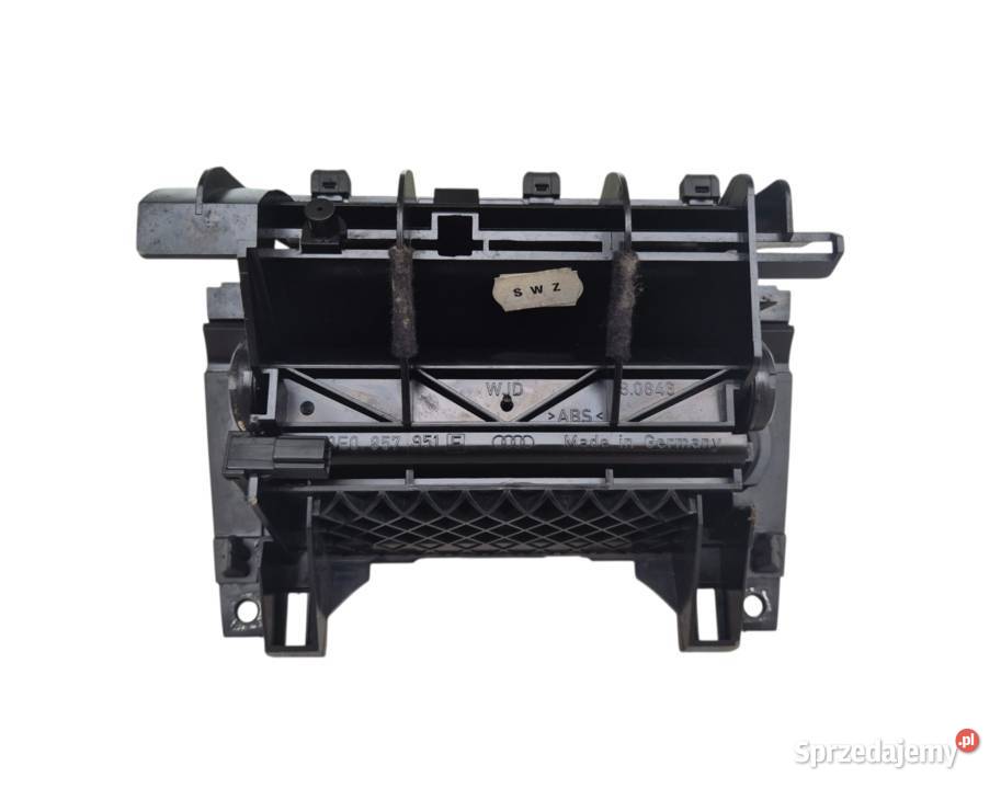 POPIELNICZKA PRZÓD 1 DIN CZARNA SOUL AUDI A4 B6 Części samochodowe Działoszyce