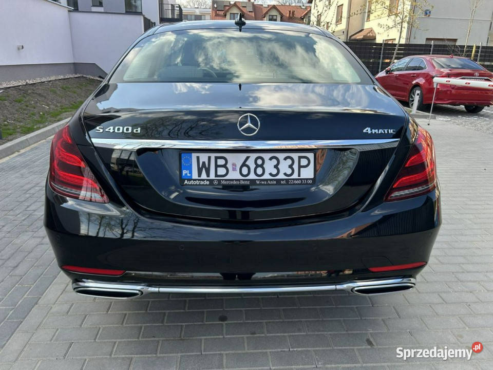 Mercedes S 380 S400 d 4MATIC SedanSalon lakier metallic mazowieckie Warszawa sprzedam