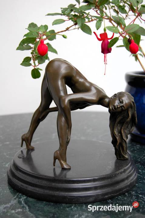 Naga kobieta akt erotyk rzeźba brąz Mavchi Figurki i rzeźby Lublin
