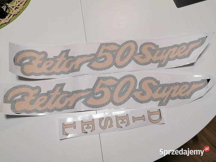 naklejka szylj zetor 50 super Pozostałe Wilkowice