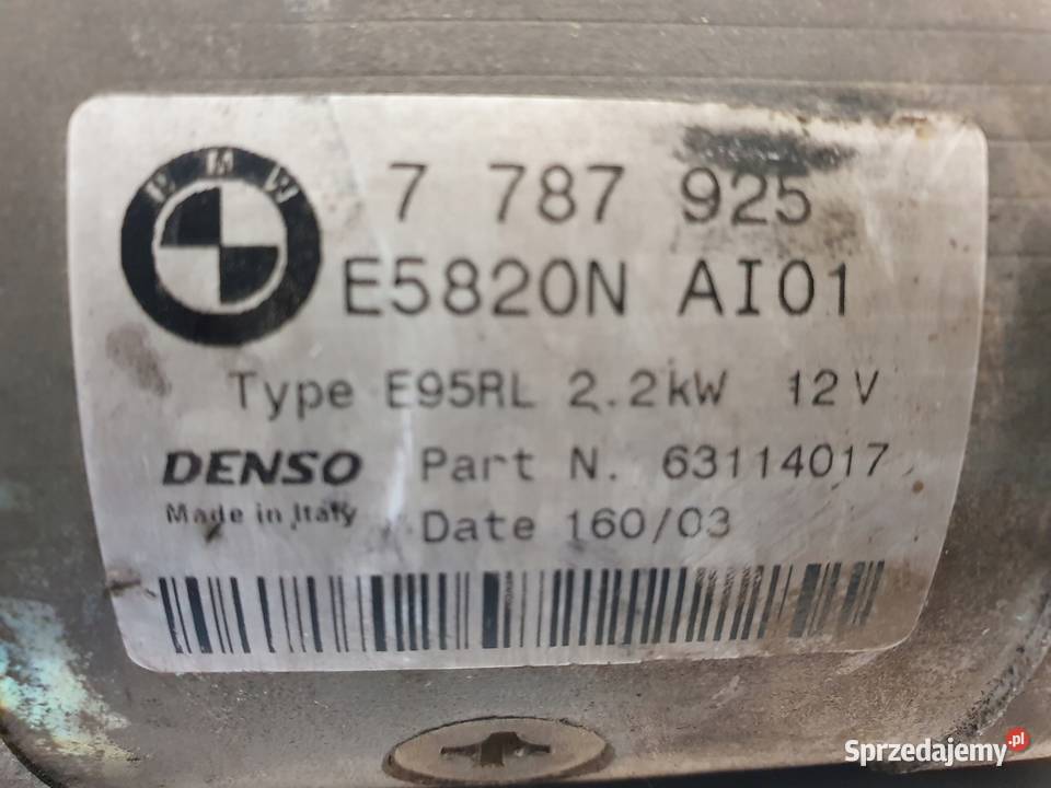 ROZRUSZNIK Range Rover III L322 30 D denso Chełm