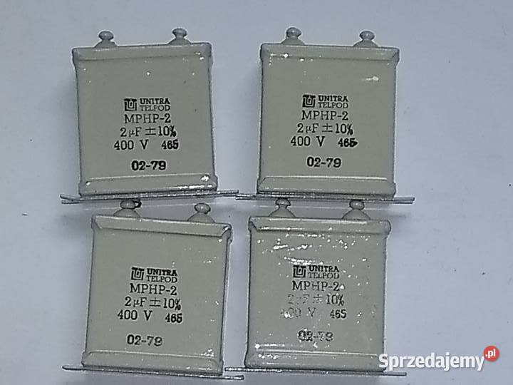 Kondensator MPHP2 o poj 2 mikroF400V prod TELPOD Łódź