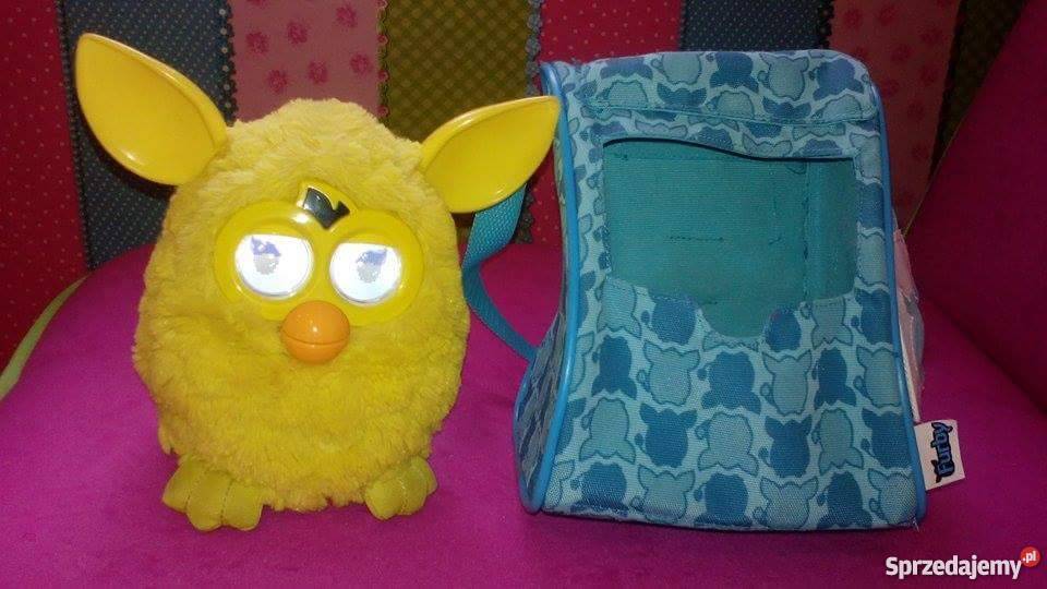 ZABAWKA INTERAKTYWNA FURBY ŻÓŁTY Z PLECAKIEM Tkanina  Warszawa sprzedam