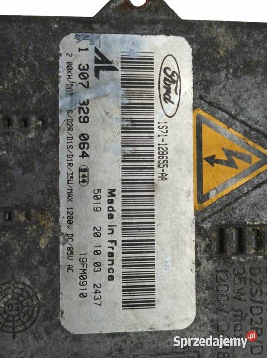 PRZETWORNICA XENON LAMPY PRZÓD 1S7112B655AA Ford Rok produkcji 2003