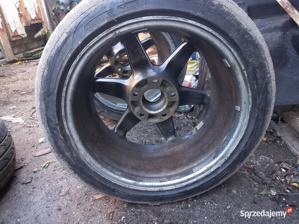 Felgi aluminiowe AEZ 17 5x120 opony letnie BMW Luborcza sprzedam