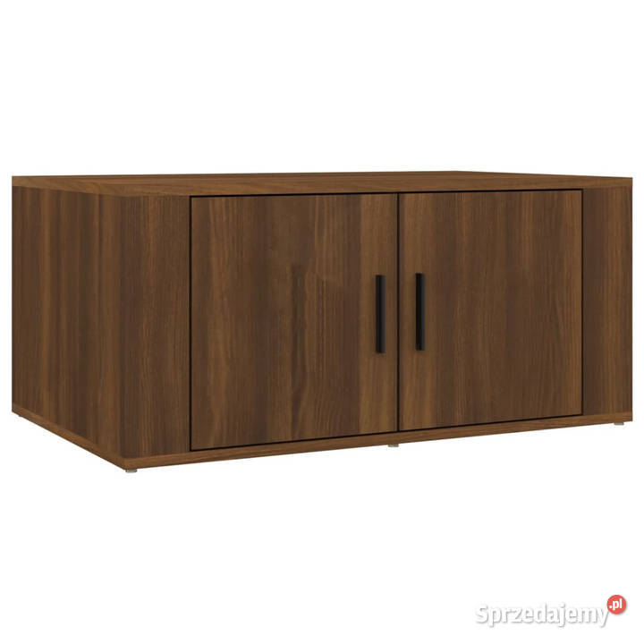 Stolik kawowy brązowy dąb 80x50x36 materiał sprzedam