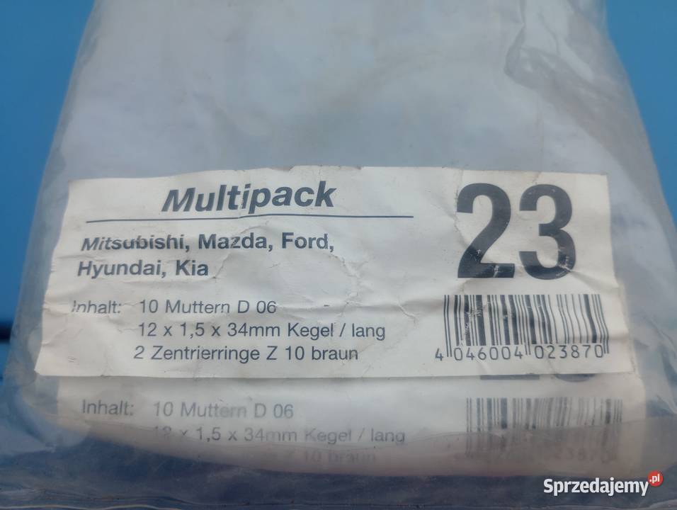 Zestaw nakrętek kół mazda ford kia hyundai Oświęcim