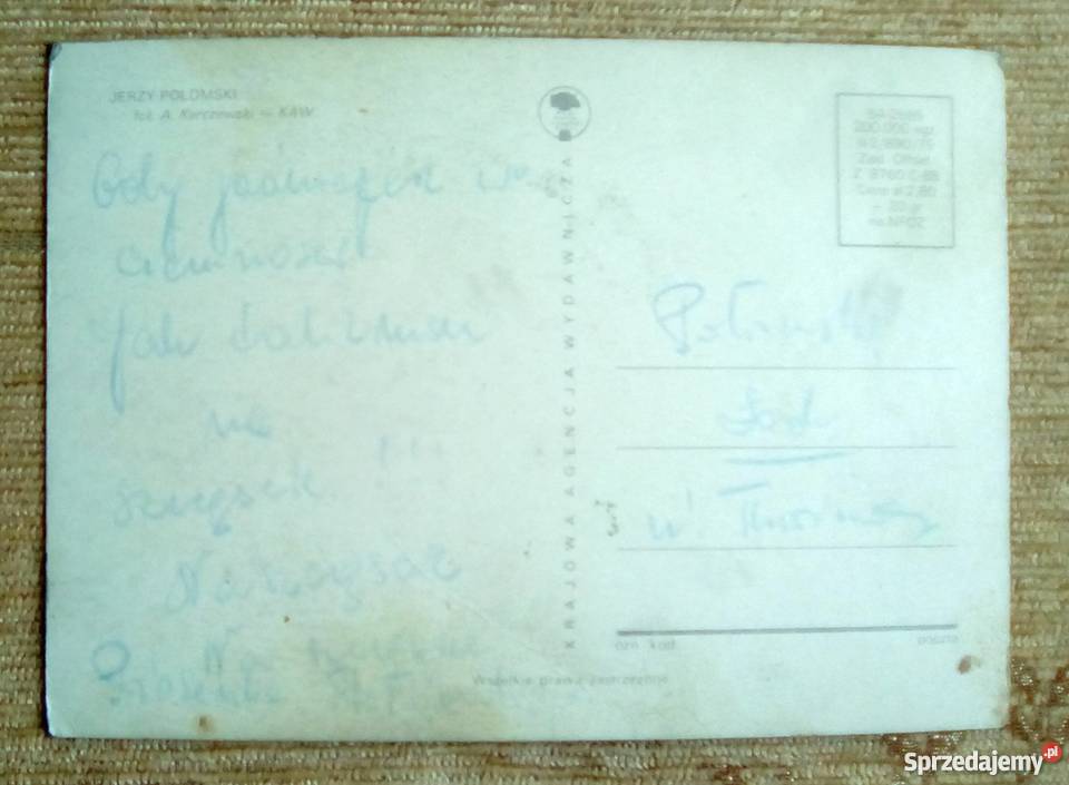 JERZY POŁOMSKI ARTYSTA ESTRADOWY ŚPIEWAJĄCY Piszczac