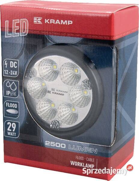 Lampa robocza LED okrągła 29W 2500 lm 1030V Kamionna