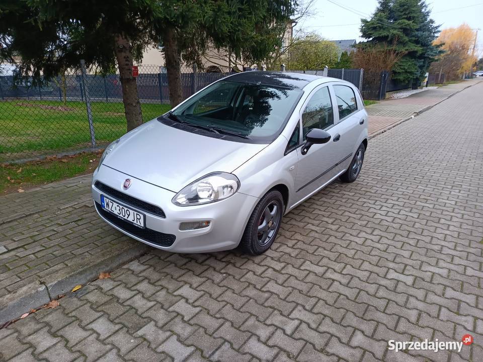 Fiat Punto Evo 14 Lpg właściciela zadbany srebrny Ożarów Mazowiecki