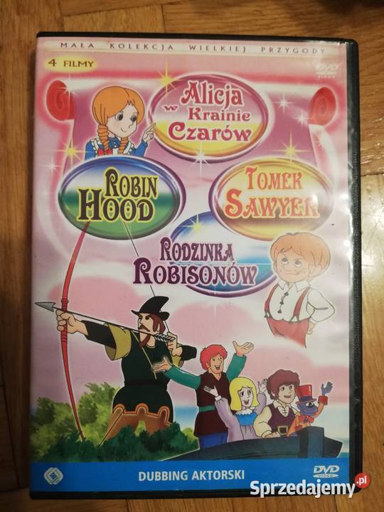 Filmy DVD dzieci 16 sztuk mazowieckie Warszawa