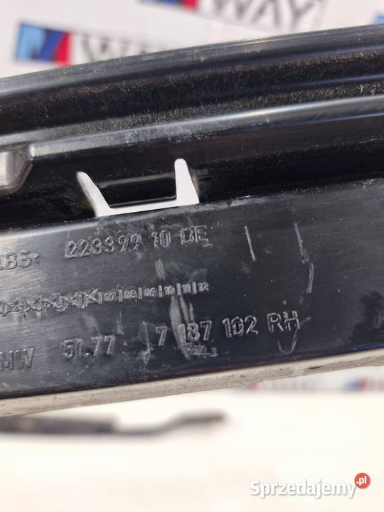 BMW 7 F01 ŚLIZG MOCOWANIE PROGU PRZÓD TYŁ PRAWA