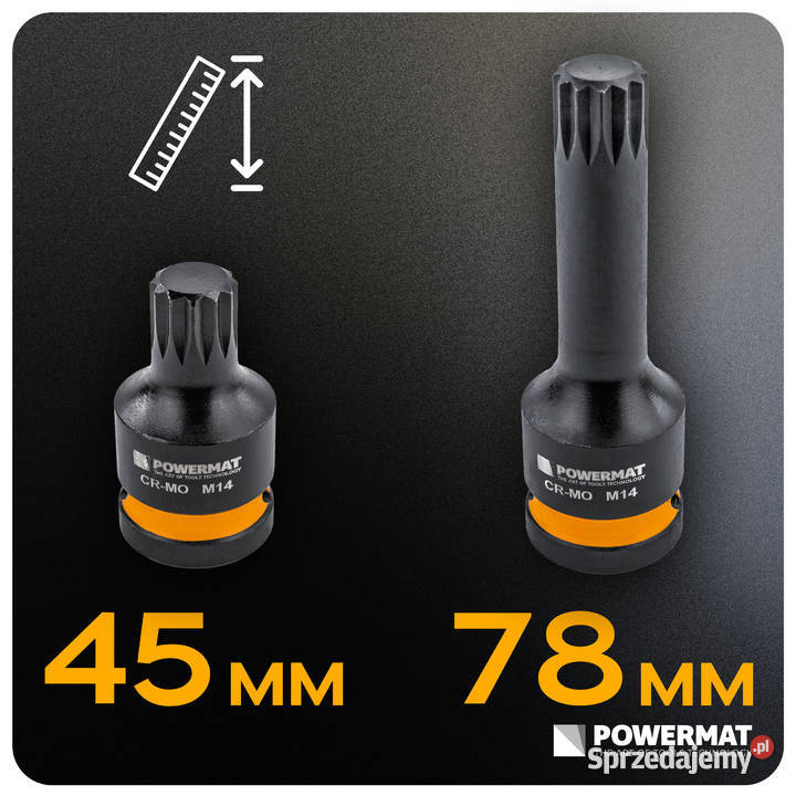 nasadki udarowe spline 12 crmo 6 PMZNU1418T Katowice sprzedam