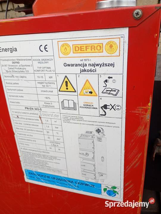 Piec co defro Dom i Ogród Myszków sprzedam