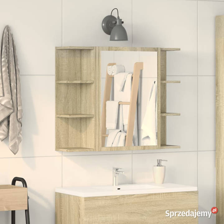 Szafka łazienkowa dąb sonoma 80 x 205 x 64 Łazienkowe mazowieckie Warszawa