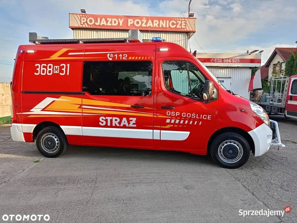 Opel MOVANO Straż Pożarniczy Strażacki Idealny nieuszkodzony Ciechanów