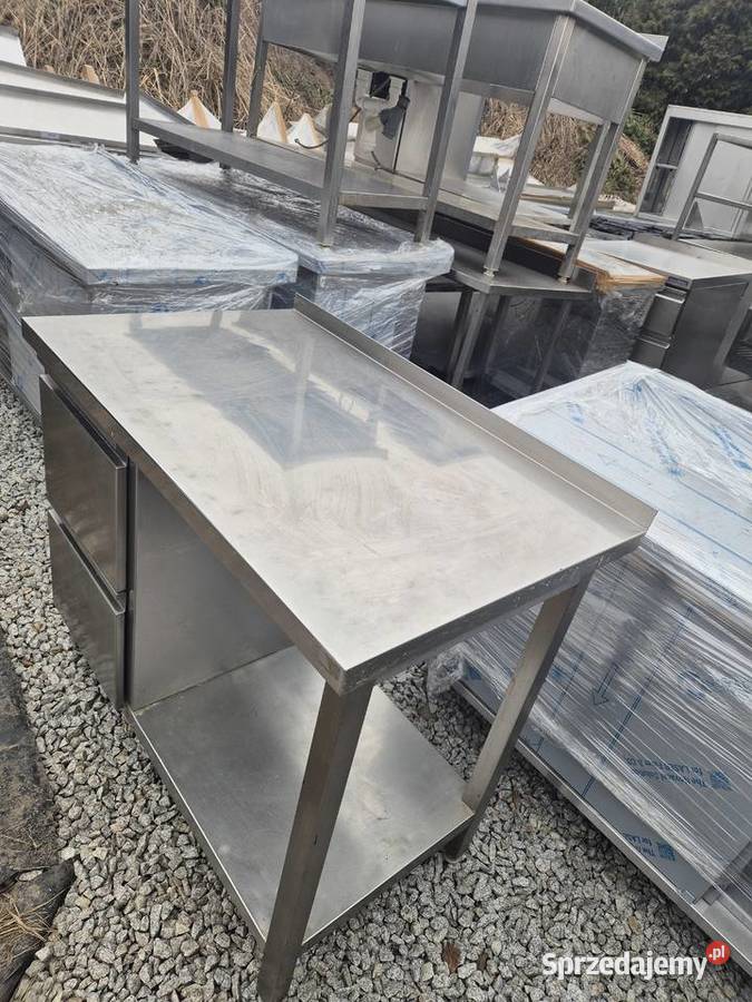 Stół Gastronomiczny Z Półką 2 Szufladami 1006085 Ostrów Wielkopolski