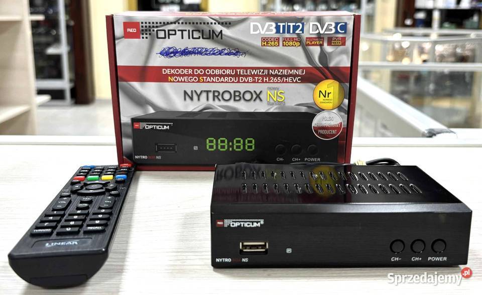Dekoder Opticum DVBT2 Elbląg sprzedam