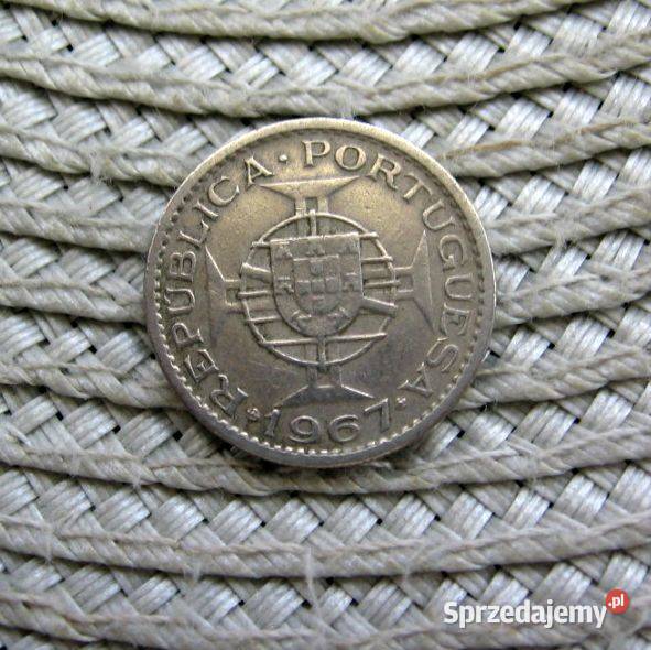 Angola Portugalska 25 Eskudo 1967r Numizmatyka Antyki, Sztuka, Kolekcje wielkopolskie Kalisz