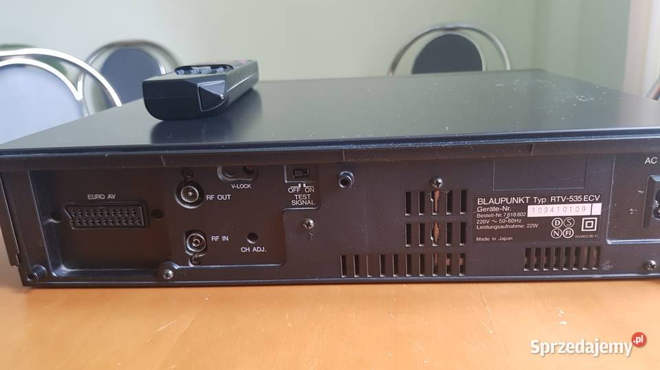 Blaupunkt RTV 535 ECV odtwarzacz VHS Stan mazowieckie sprzedam