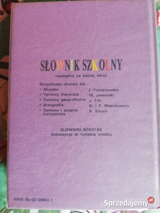 Słownik szkolny G terminy geograficzne P państwa encyklopedie, słowniki, leksykony Książki naukowe i popularnonaukowe Kraków