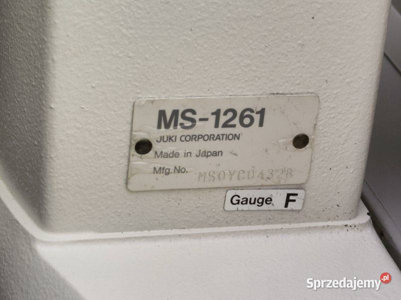 Ramieniówka Juki MS 1261 Puler Pfaff Durkopp Produkcja Wałbrzych
