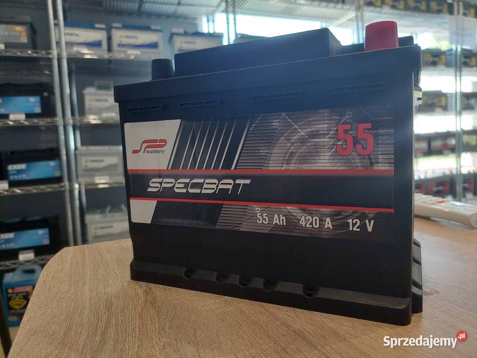 Akumulator SPECBAT 55Ah 420A EN PRAWY PLUS niski sprzedam