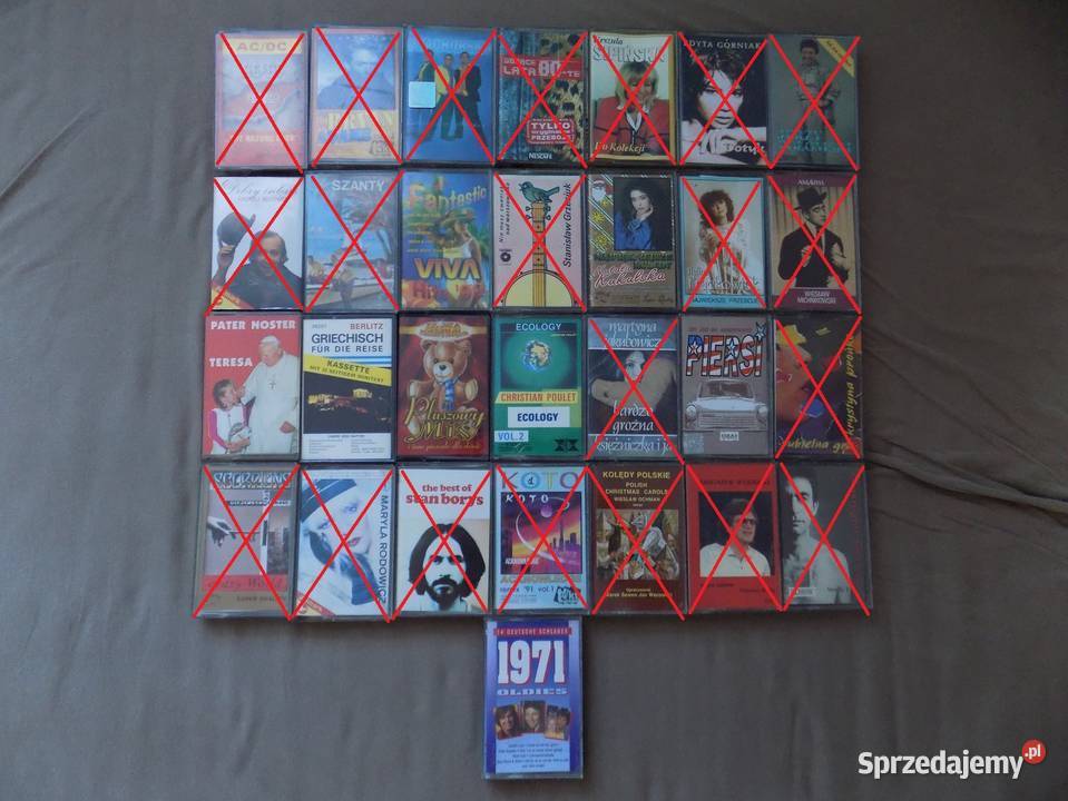 KOLEKCJA KASET MAGNETOFONOWYCH Żabno