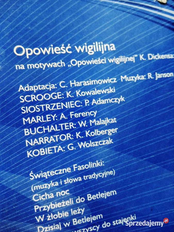 Opowieść wigilijna świąteczne Księgarnie Warszawa