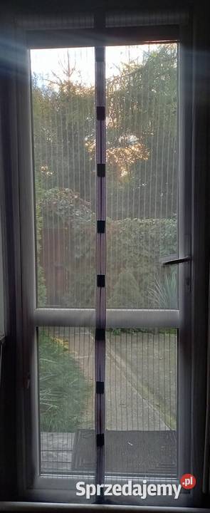 Moskitiera magnetyczna siatka na drzwi dzielona