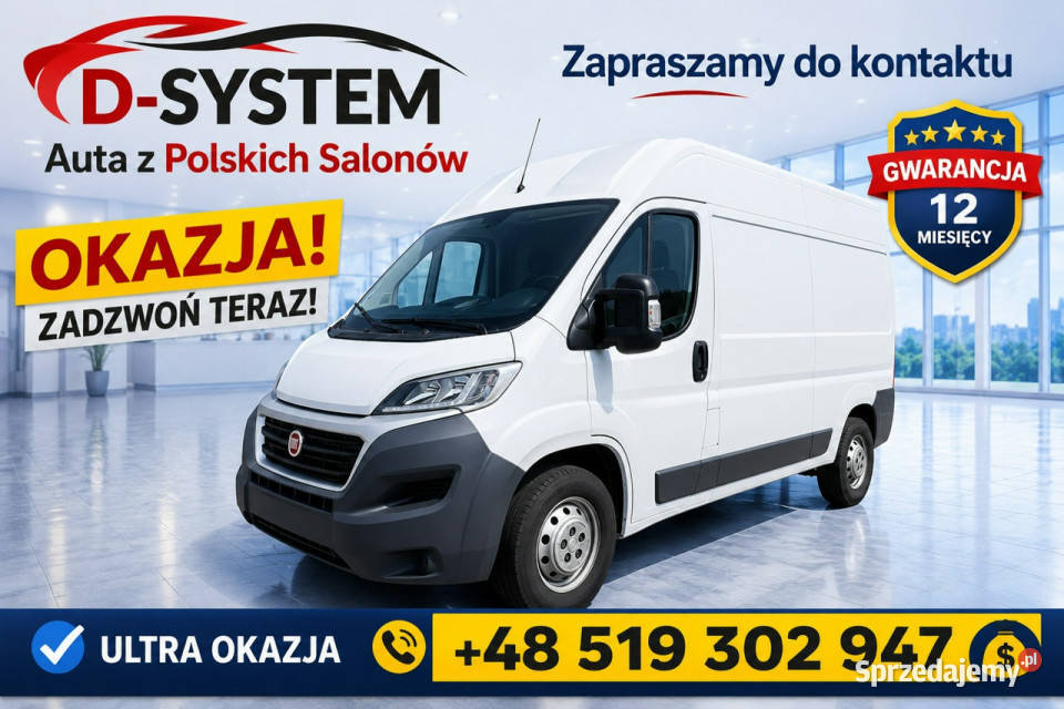 Fiat Ducato 2015 Ducato L2H2 autoalarm podlaskie Białystok