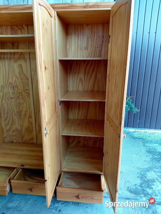 szafa sosnowa trzydrzwiowa 267 kujawsko-pomorskie Byczyna