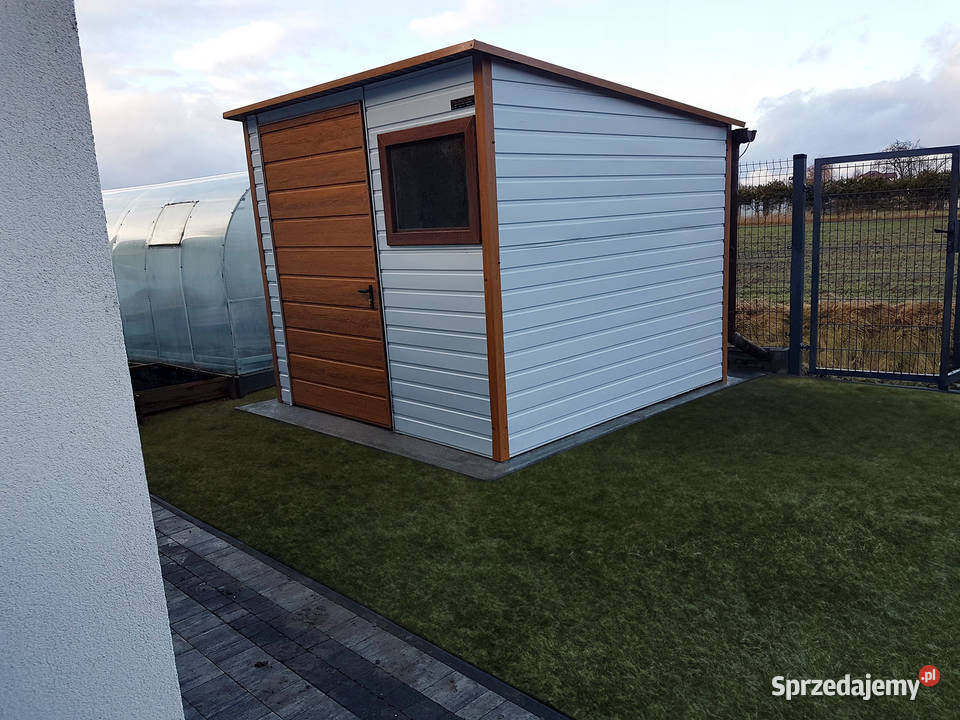 Domek ogrodowy 2525m białyzłoty dąb jasny lubuskie Nowa Sól sprzedam