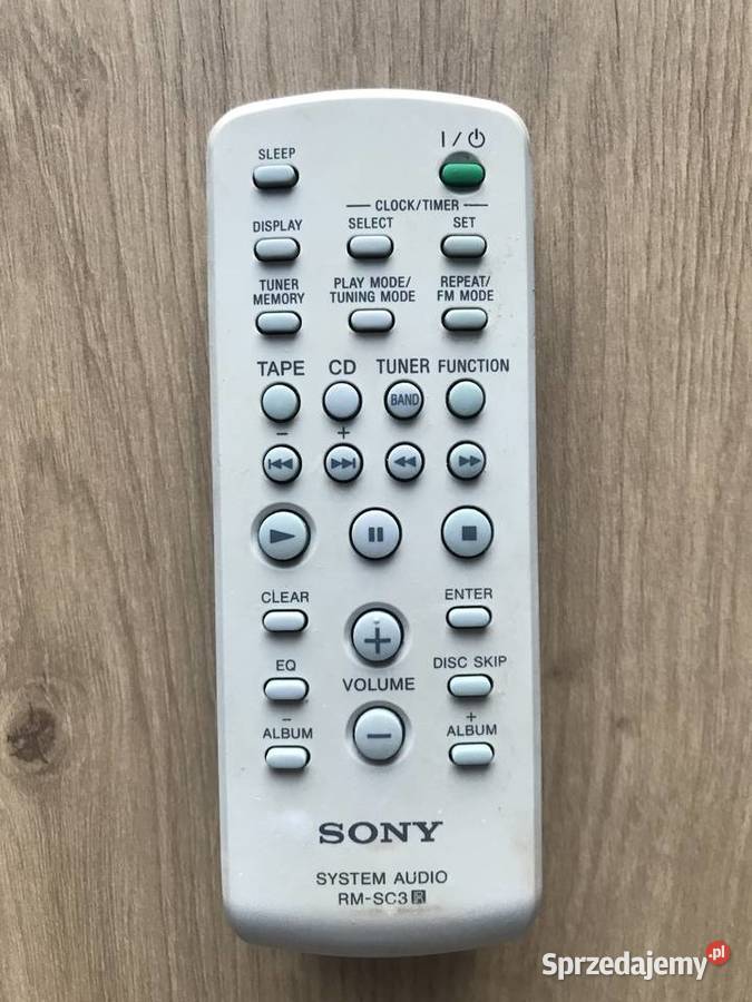 Oryginalny pilot Sony RMSC3 wieża audio Opole