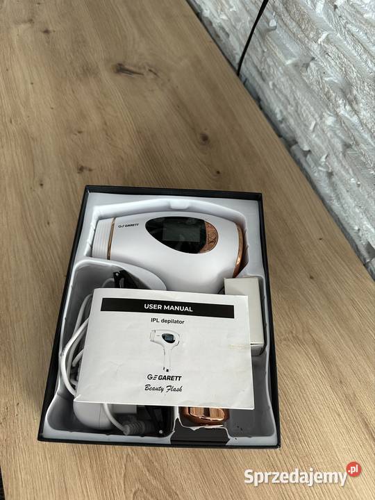 Depilator IPL Garett Beauty Flash białozłoty Katowice sprzedam